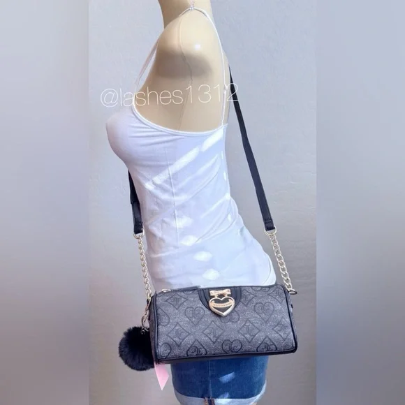 JUICY COUTURE Purse Precious Moments Barrel Bag - Black - Picture 6 of 6